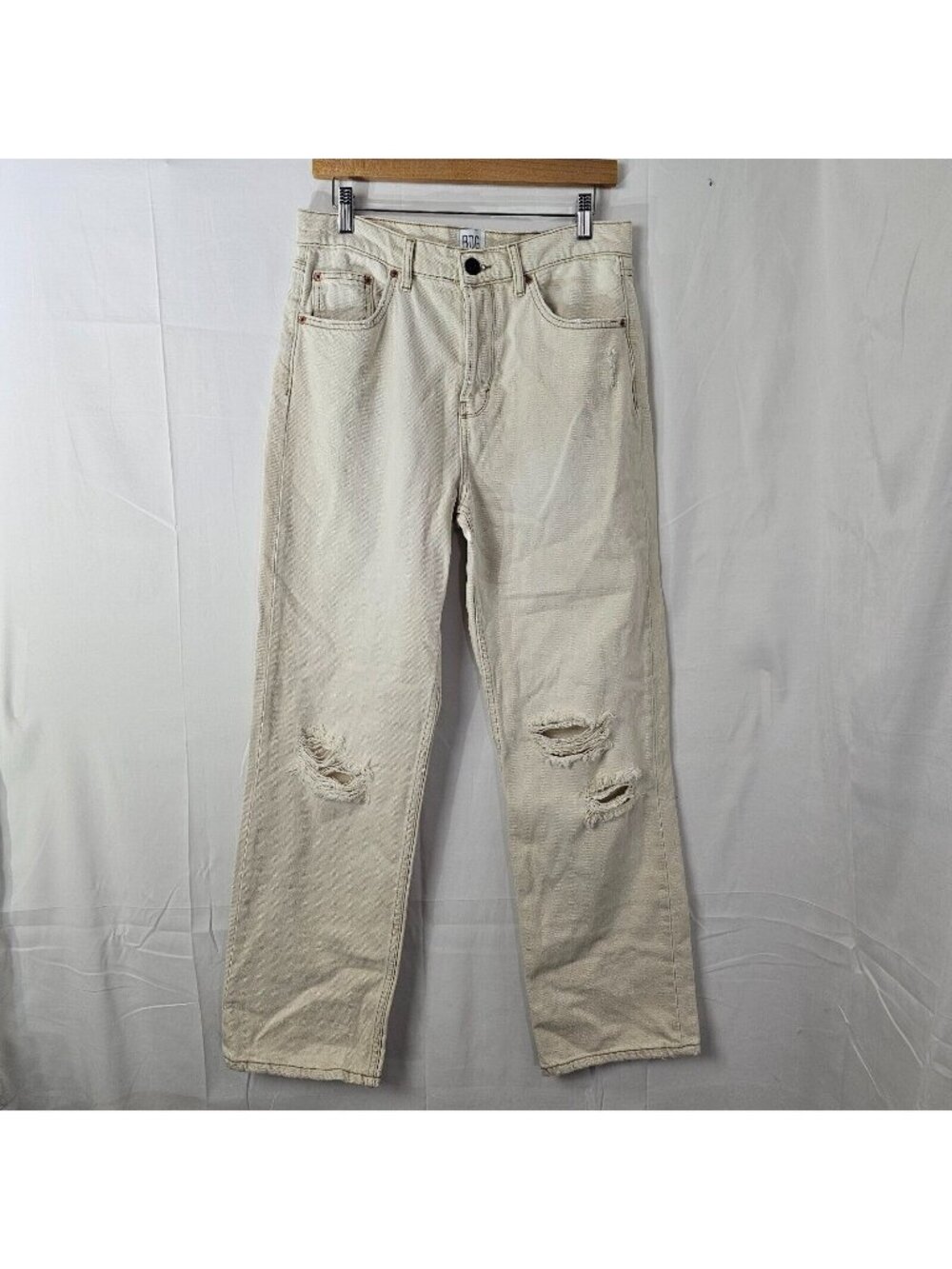 BDG Jeans Mens Act 31x30 Straight Leg Button Fly Denim Distressed Streetwear